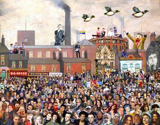 Image of Oh Blimey! It’s Frank's Mancs - A2 Poster