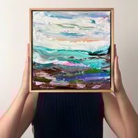 Image 1 of 'Coastal no.67' - 30x30cm, FRAMED
