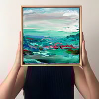 Image 1 of 'Coastal no.68' - 30x30cm, FRAMED