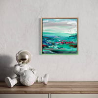 Image 3 of 'Coastal no.68' - 30x30cm, FRAMED