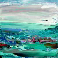 Image 2 of 'Coastal no.68' - 30x30cm, FRAMED