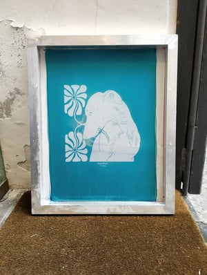 Serigrafia Nina doppio colore