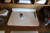 Image 1 of Desk Calendar Blue and Yellow