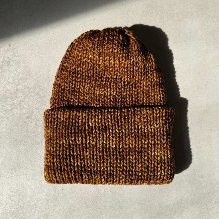 Cuff Beanie - Caramel