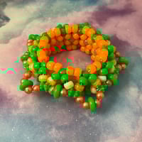 Image 4 of Donut Bead 3D Star Kandi Cuff