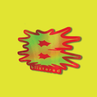 Holographic Blistered Logo Sticker