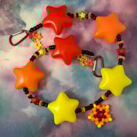 Fire Stars Kandi Belt Chain Accessory Wallet Chain