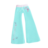 CANDY AQUA TRACKSUIT PANTS