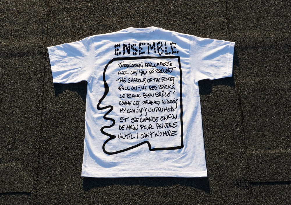 Image of Tee shirt ENSEMBLE blanc