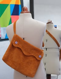 Image 2 of Sac bandoulière - velours côtelé