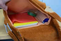 Image 3 of Sac bandoulière - velours côtelé