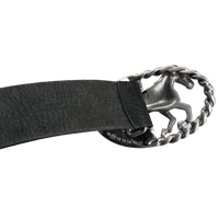 Image 3 of Maison Margiela Horse Hybrid Buckle Leather Belt