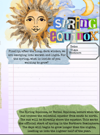 Image 1 of Spring Equinox Zine