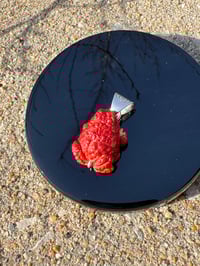 Image 6 of Red coral toad charm 