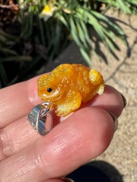 Image 1 of Gold toad charm 