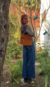 Image 1 of Sac bandoulière - velours côtelé