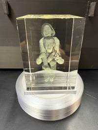 Image 3 of K9 Engraved Crystal