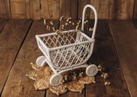 Image 1 of Pram in white color