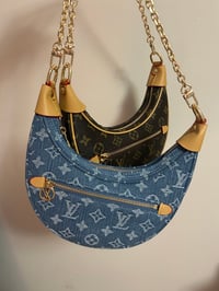 Image 3 of Crescent bag blue