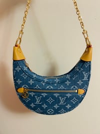 Image 4 of Crescent bag blue