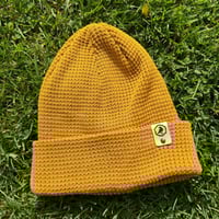 Image 2 of Organic Cotton Waffle Beanie