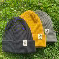 Image 1 of Organic Cotton Waffle Beanie