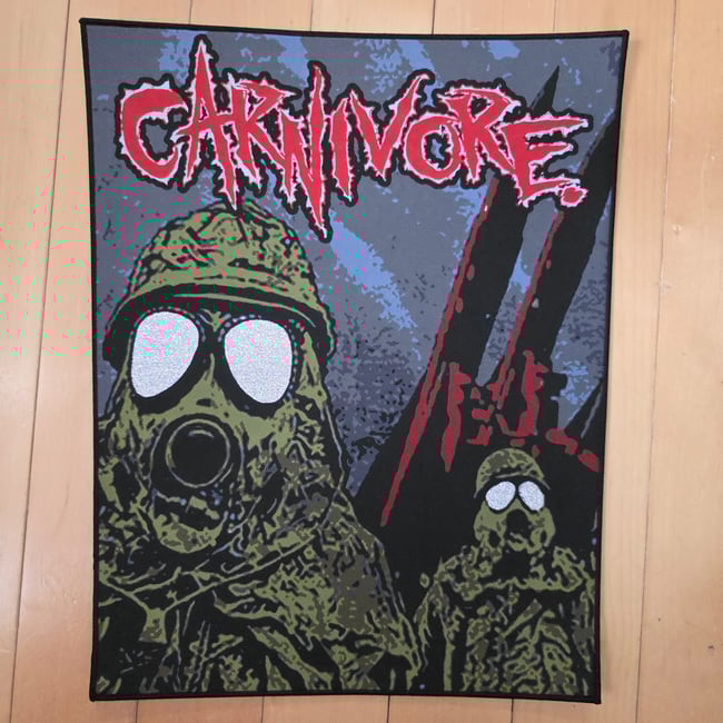 Carnivore - Retaliation Woven Back Patch 