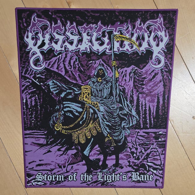 Dissection - Storm of the Light's Bane Woven Back Patch