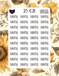 Image 22 of Auto Pay Sticker Font C-C24
