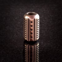 Image 1 of Brass and Copper Lanyard Bead