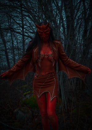 Image of Toxic Vision Heaven Can Wait winged jacket