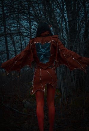 Image of Toxic Vision Heaven Can Wait winged jacket