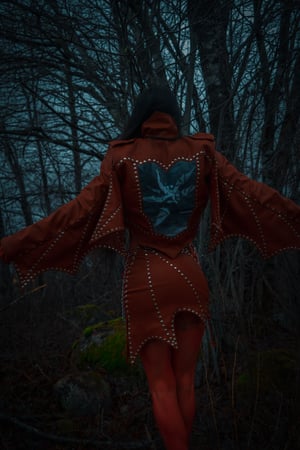 Image of Toxic Vision Heaven Can Wait winged jacket