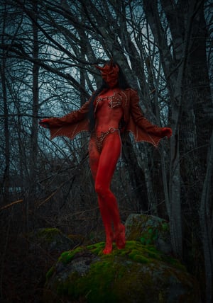 Image of Toxic Vision Heaven Can Wait winged jacket