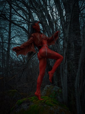 Image of Toxic Vision Heaven Can Wait winged jacket