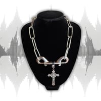 Image 1 of  CHAINED BLK CROSS