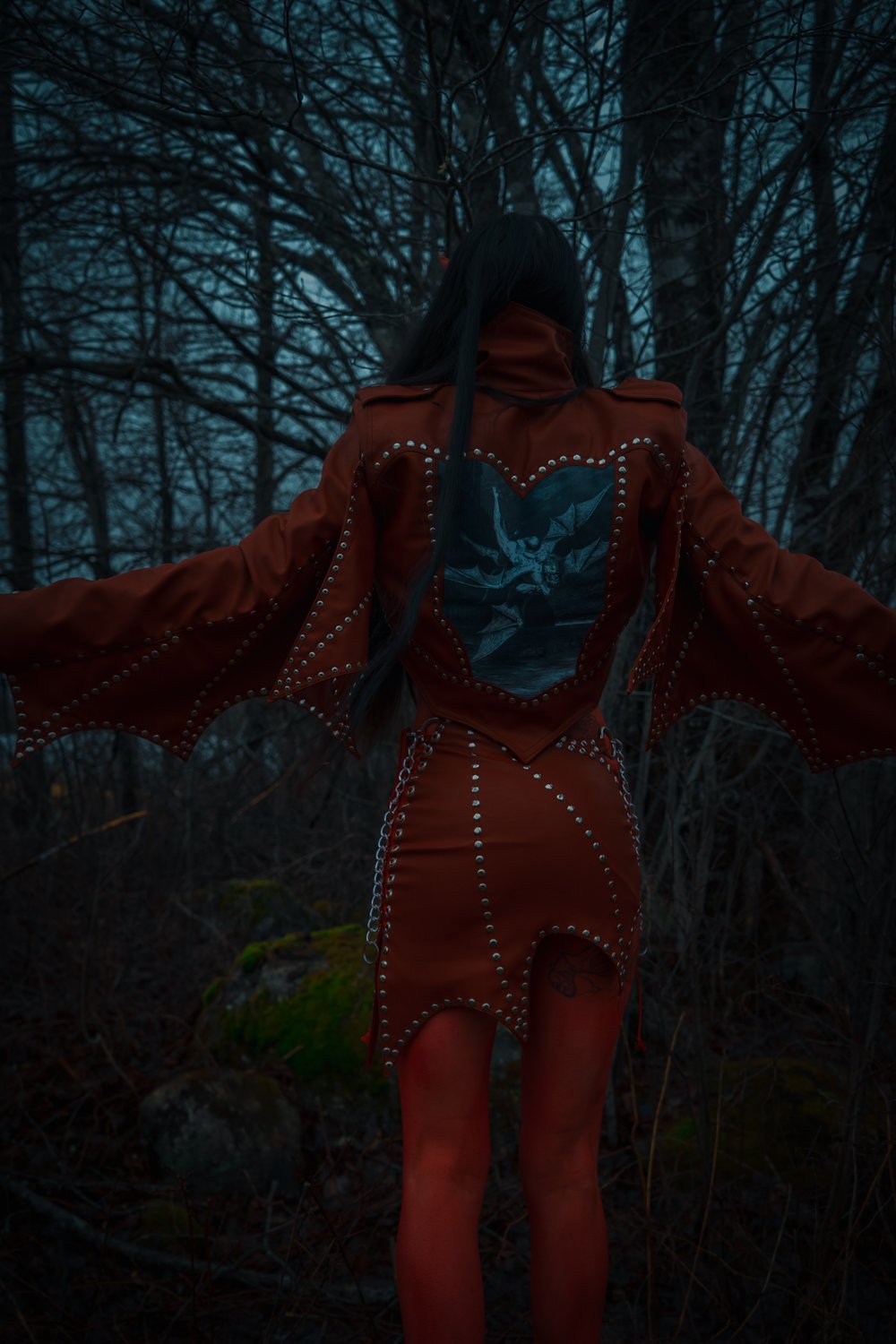 Image of Toxic Vision Heaven Can Wait mini skirt