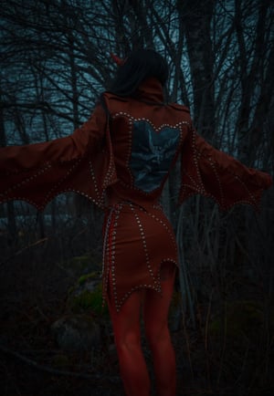 Image of Toxic Vision Heaven Can Wait mini skirt