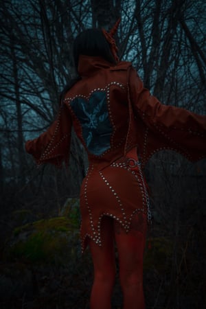 Image of Toxic Vision Heaven Can Wait mini skirt