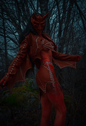 Image of Toxic Vision Heaven Can Wait mini skirt