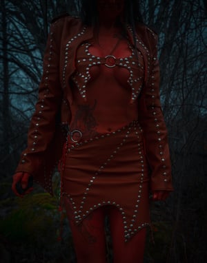 Image of Toxic Vision Heaven Can Wait mini skirt