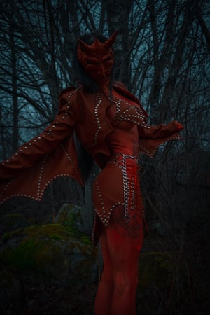 Image of Toxic Vision Heaven Can Wait mini skirt