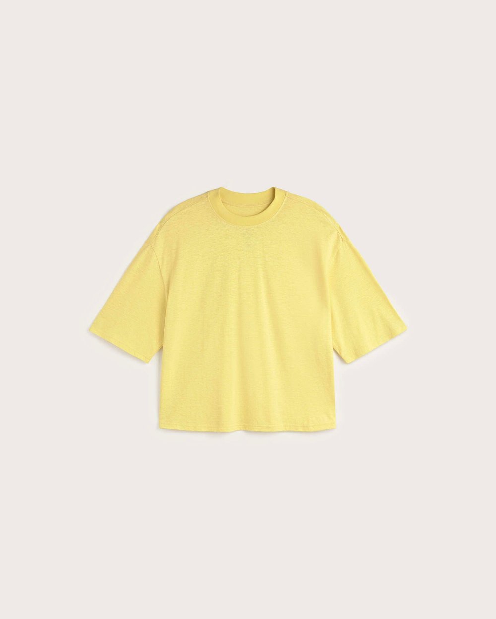 Image of 1-Camiseta amarilla Hemp Lena