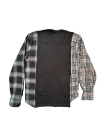 Image 4 of T-shirt noir manche chemise #1