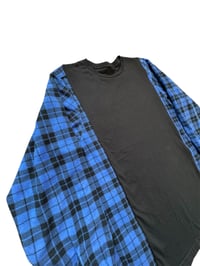 Image 3 of T-shirt noir manche chemise #2
