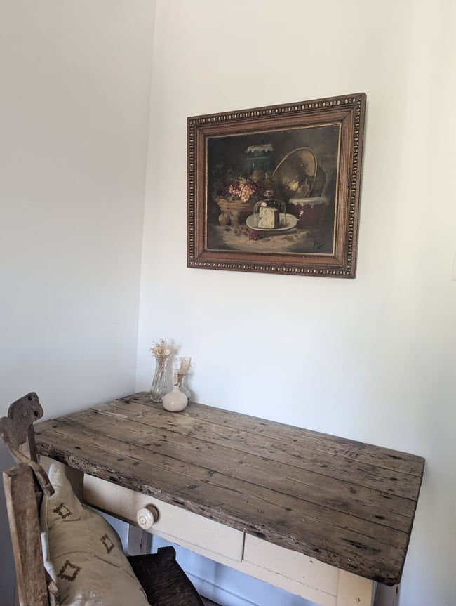 Nature morte aux groseilles et fromage 