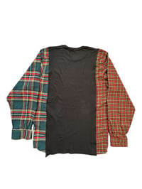 Image 4 of T-shirt noir manche chemise #5