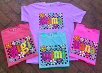 Mama + Nana + Mimi + Gigi Floral Comfort Color Tee