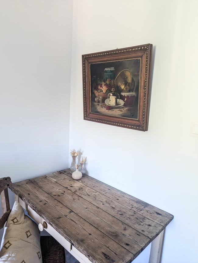 Nature morte aux groseilles et fromage 