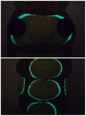 Caterpillar Hatchling!! With Glow In The Dark Details! A)